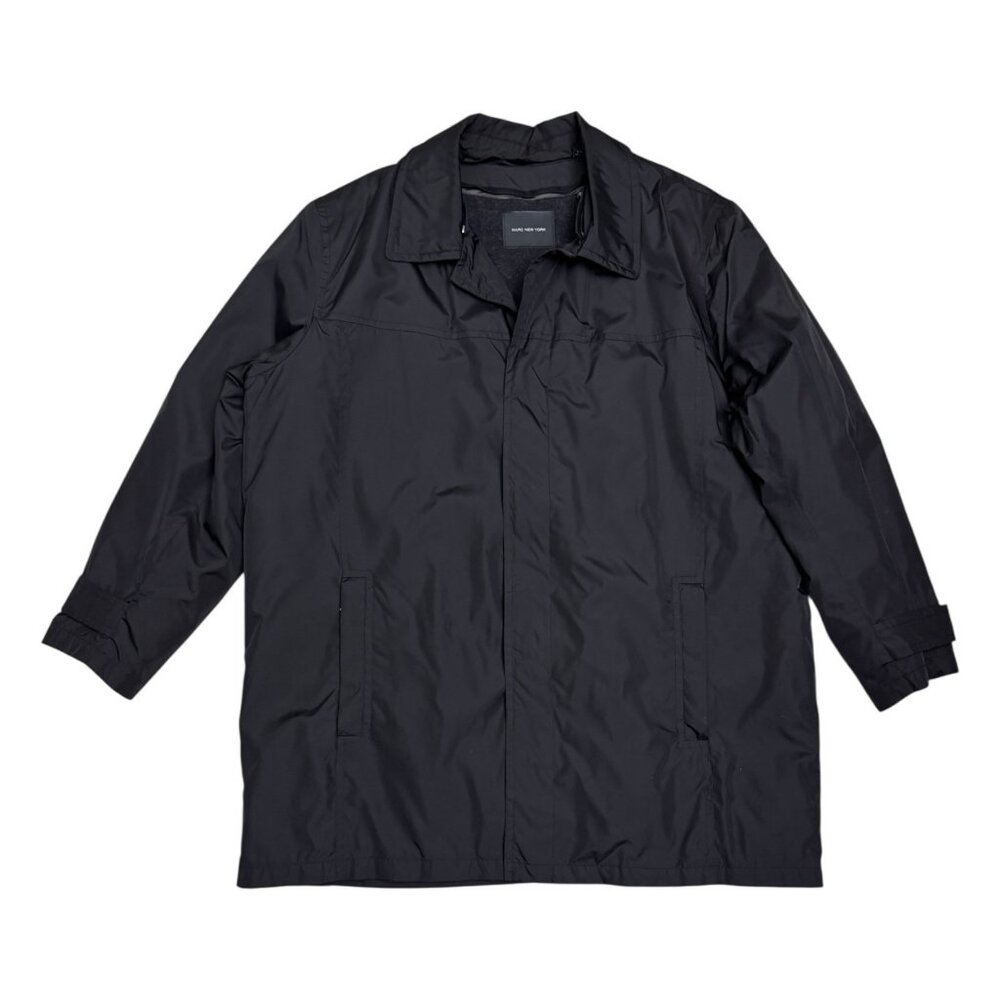 MARC NEW YORK Luxury Designer Wool Lined Waterproof Business Trench Coat Men 2XL